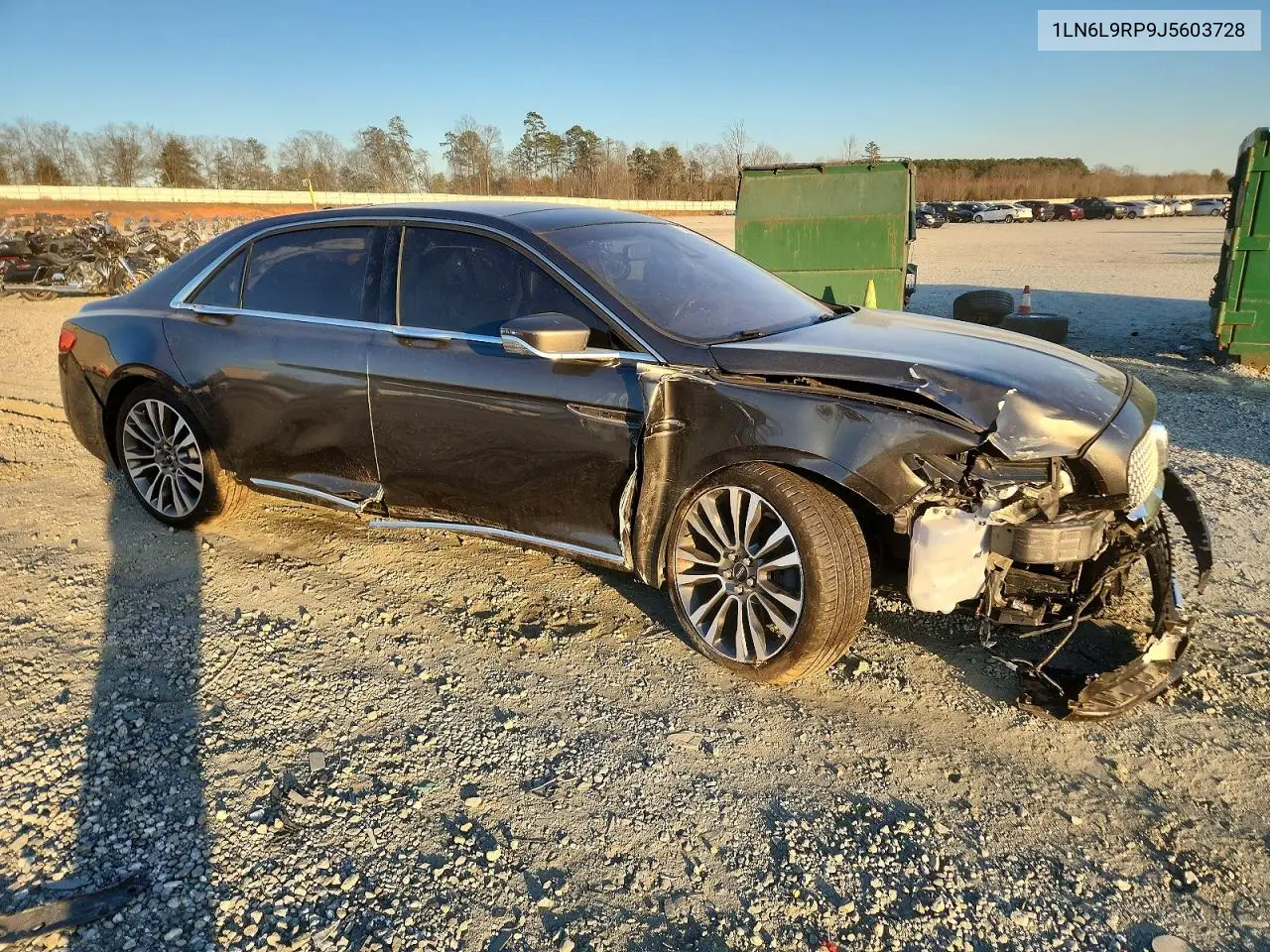 2018 Lincoln Continental Reserve VIN: 1LN6L9RP9J5603728 Lot: 73644425