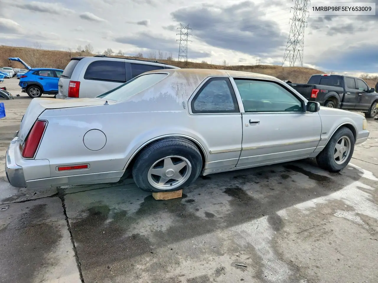 1984 Lincoln Mark Vii VIN: 1MRBP98F5EY653009 Lot: 77126445