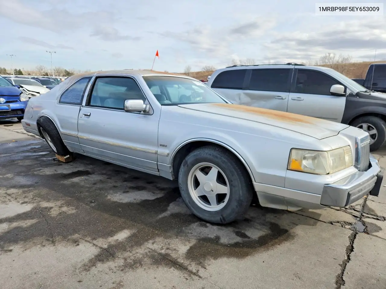 1984 Lincoln Mark Vii VIN: 1MRBP98F5EY653009 Lot: 77126445