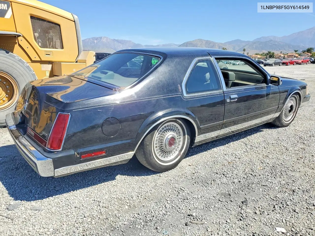 1986 Lincoln Townhouse Mark Vii VIN: 1LNBP98F5GY614549 Lot: 47141816
