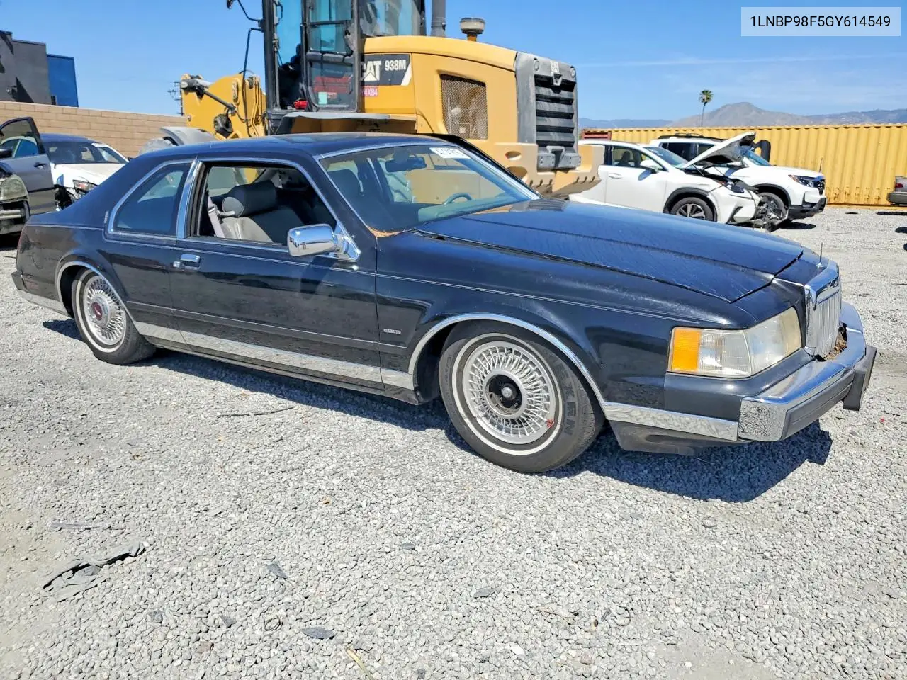 1986 Lincoln Townhouse Mark Vii VIN: 1LNBP98F5GY614549 Lot: 47141816
