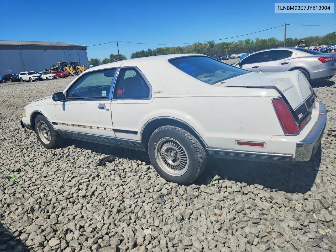 1988 Lincoln Mark Vii Lsc VIN: 1LNBM93E7JY613904 Lot: 55867256