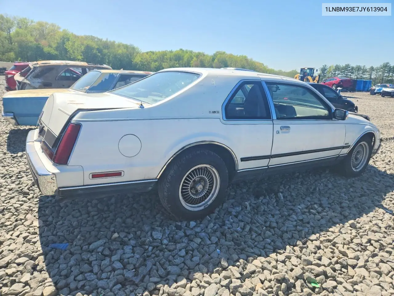 1988 Lincoln Mark Vii Lsc VIN: 1LNBM93E7JY613904 Lot: 55867256