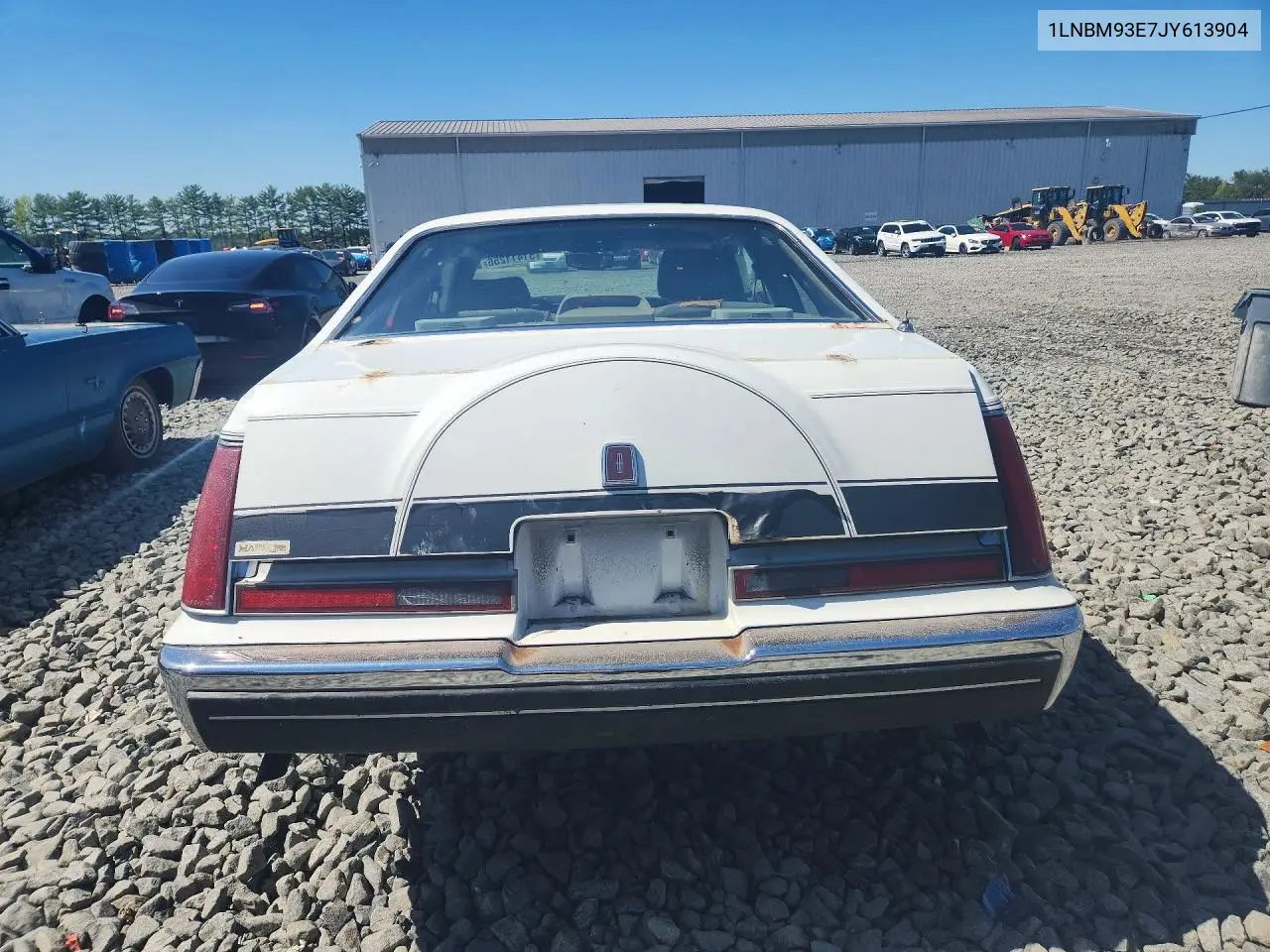 1988 Lincoln Mark Vii Lsc VIN: 1LNBM93E7JY613904 Lot: 55867256