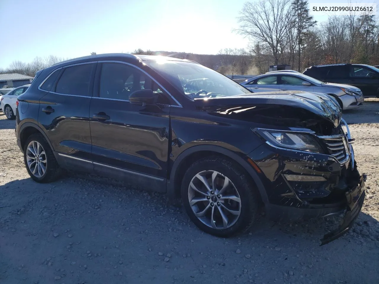 2016 Lincoln Mkc Select VIN: 5LMCJ2D99GUJ26612 Lot: 41273564