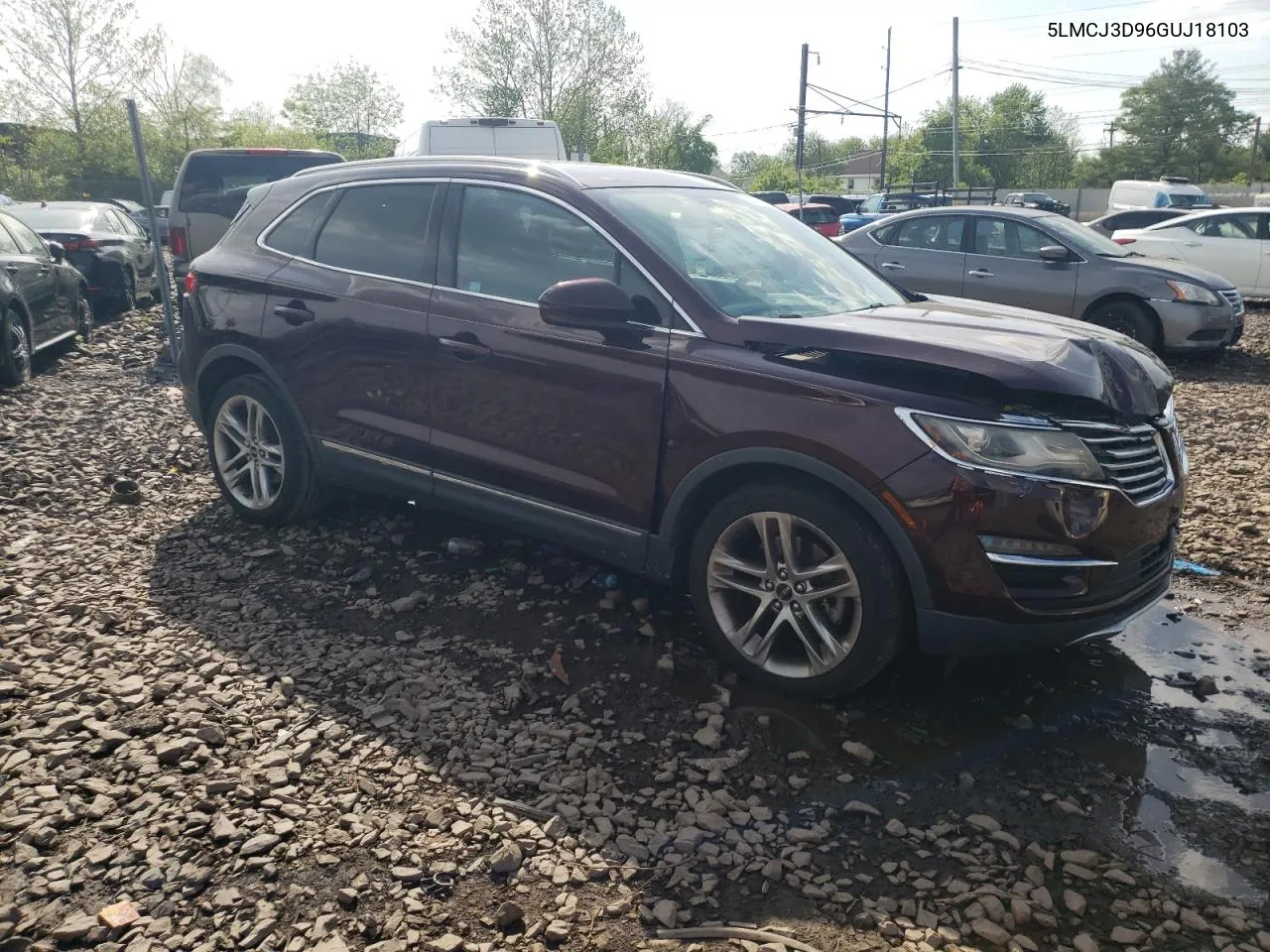 2016 Lincoln Mkc Reserve VIN: 5LMCJ3D96GUJ18103 Lot: 52917154