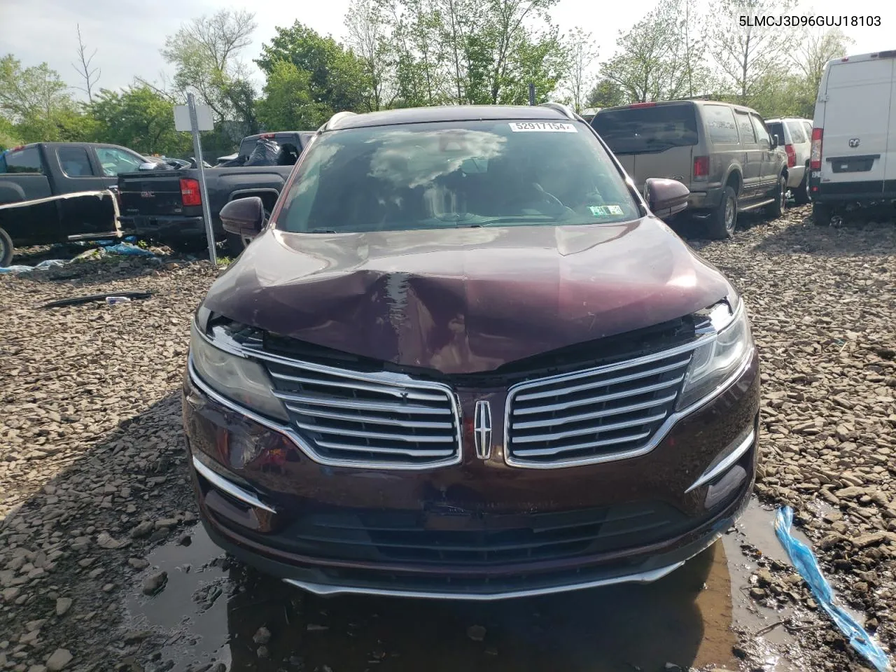 5LMCJ3D96GUJ18103 2016 Lincoln Mkc Reserve