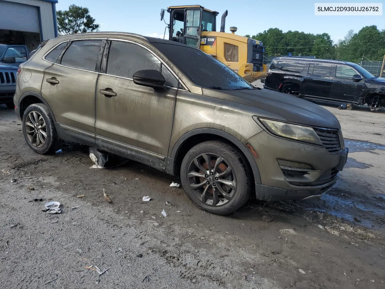 5LMCJ2D93GUJ26752 2016 Lincoln Mkc Select