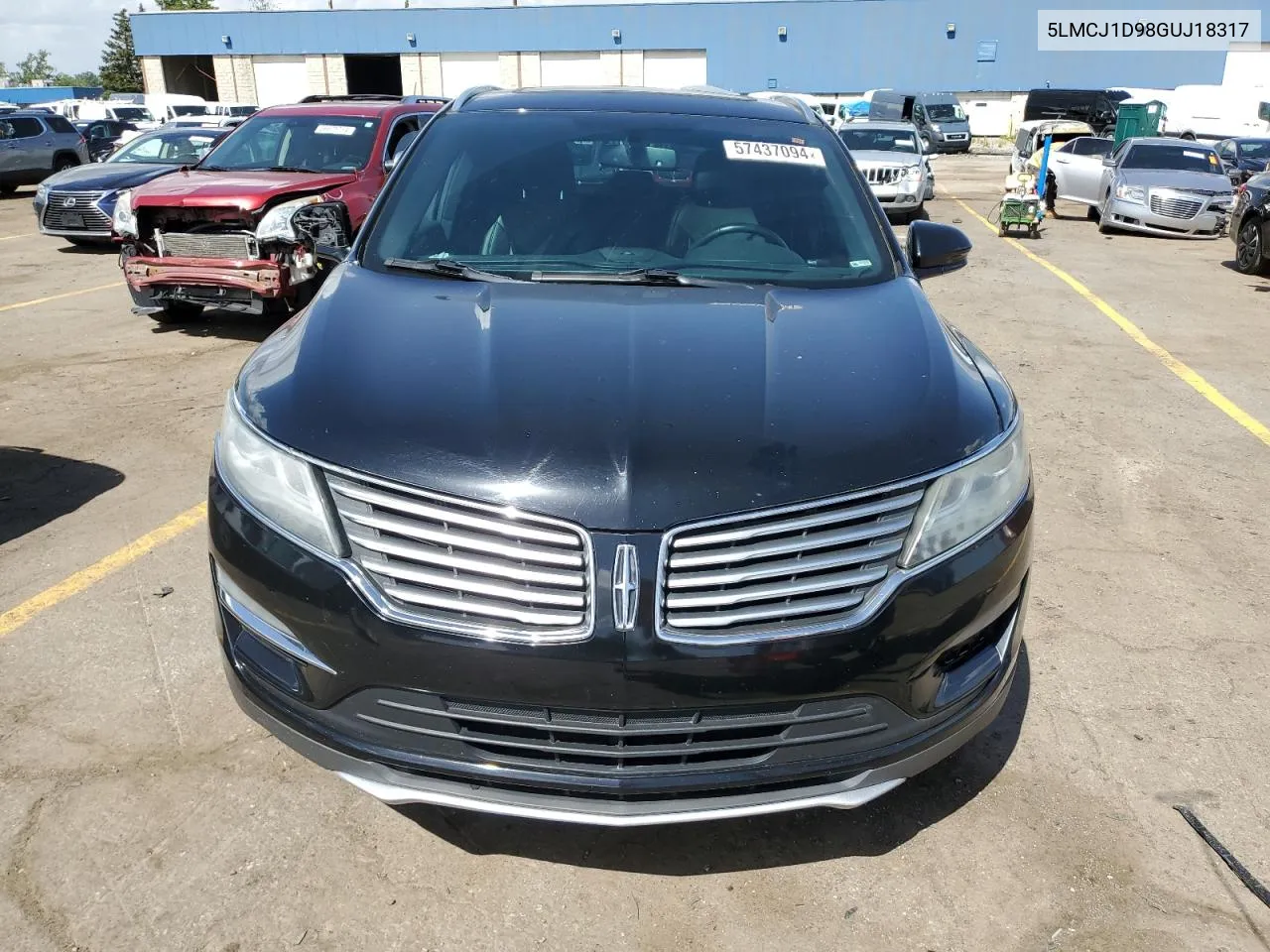 2016 Lincoln Mkc Premiere VIN: 5LMCJ1D98GUJ18317 Lot: 57437094