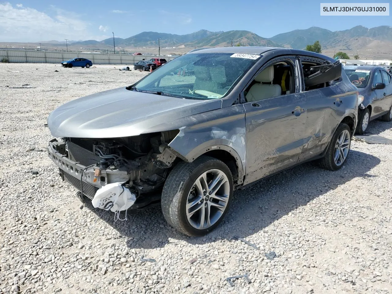 5LMTJ3DH7GUJ31000 2016 Lincoln Mkc Reserve