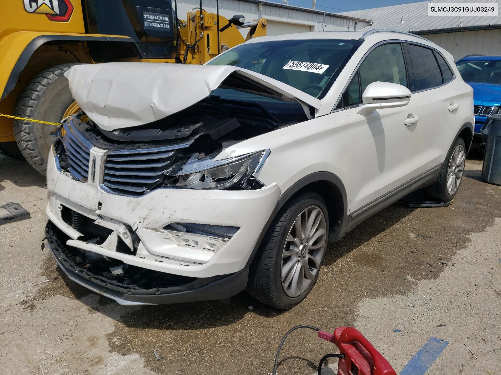 5LMCJ3C91GUJ03249 2016 Lincoln Mkc Reserve