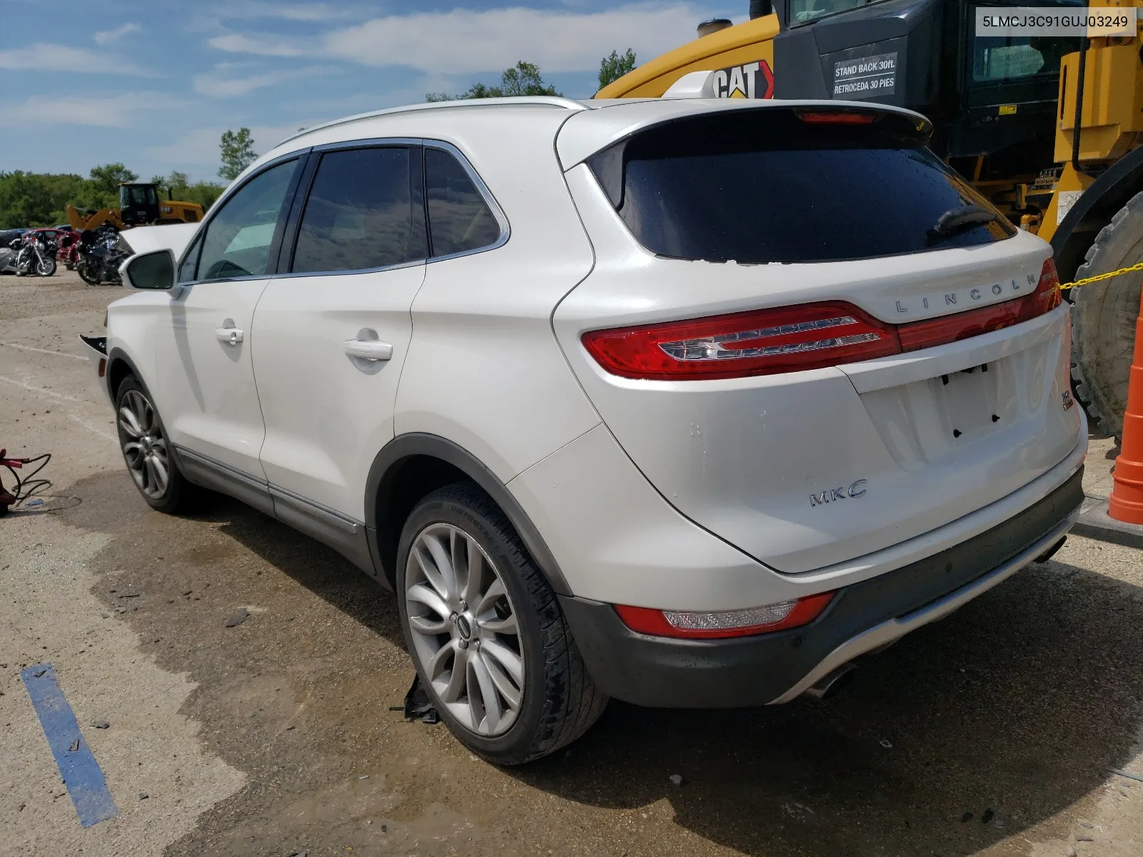 5LMCJ3C91GUJ03249 2016 Lincoln Mkc Reserve