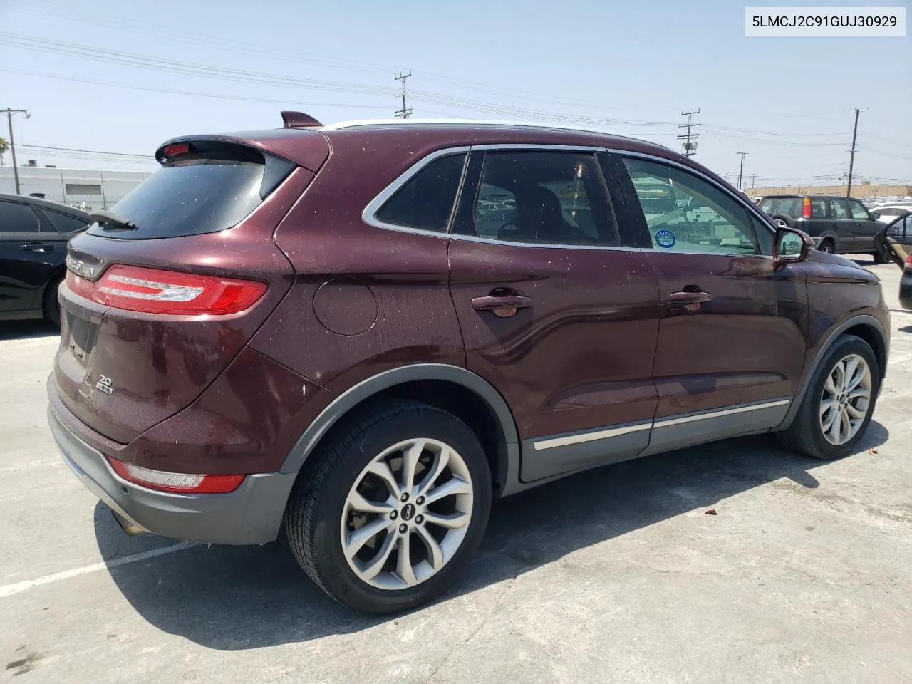 5LMCJ2C91GUJ30929 2016 Lincoln Mkc Select