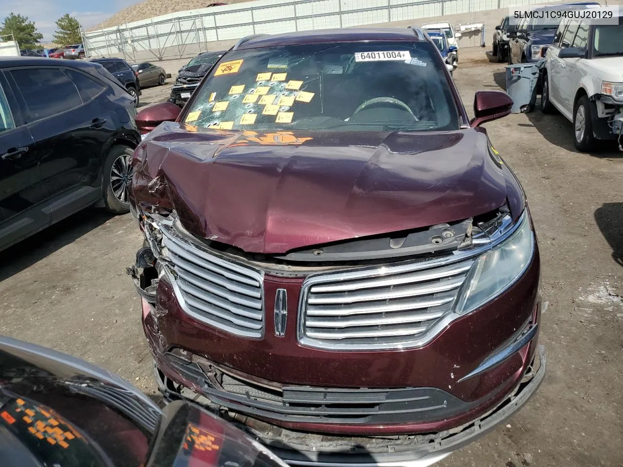 5LMCJ1C94GUJ20129 2016 Lincoln Mkc Premiere