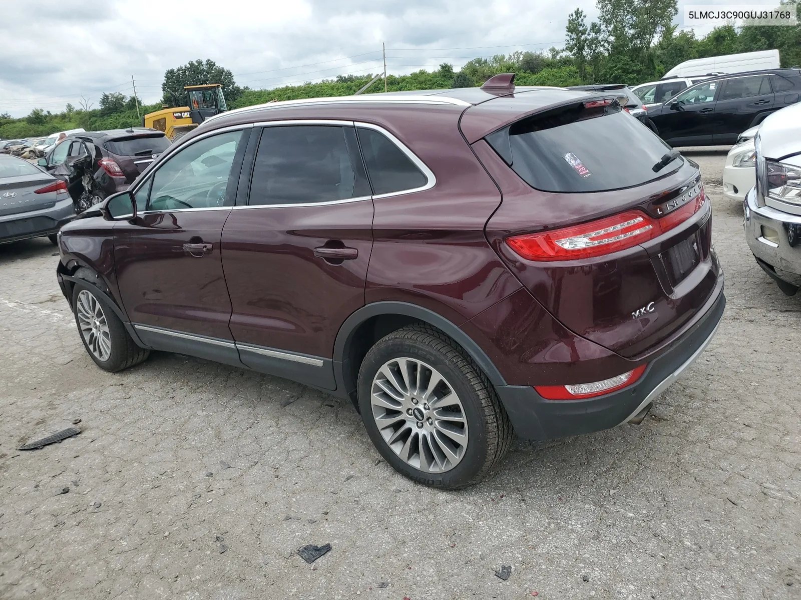 2016 Lincoln Mkc Reserve VIN: 5LMCJ3C90GUJ31768 Lot: 65361834