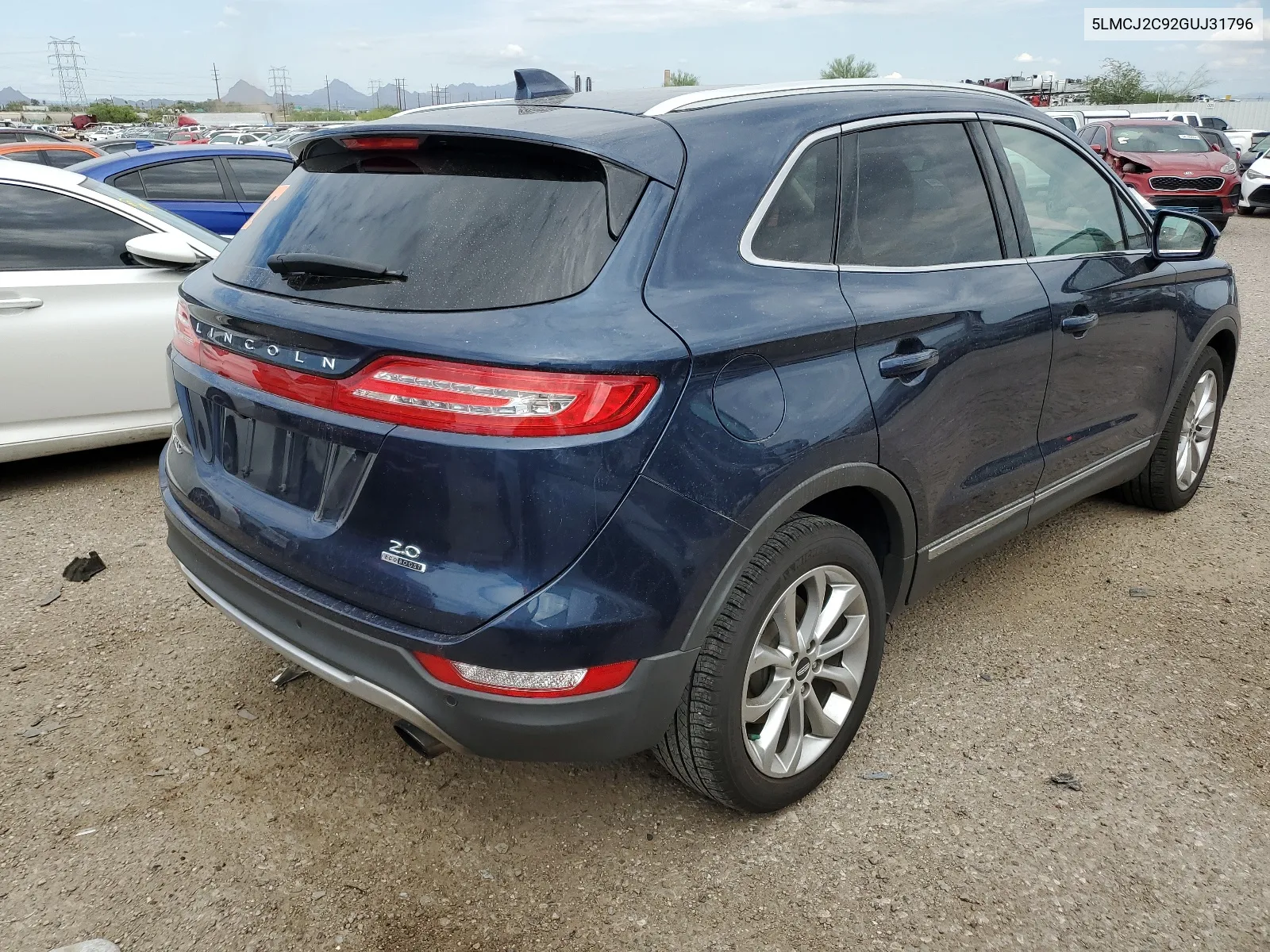 5LMCJ2C92GUJ31796 2016 Lincoln Mkc Select