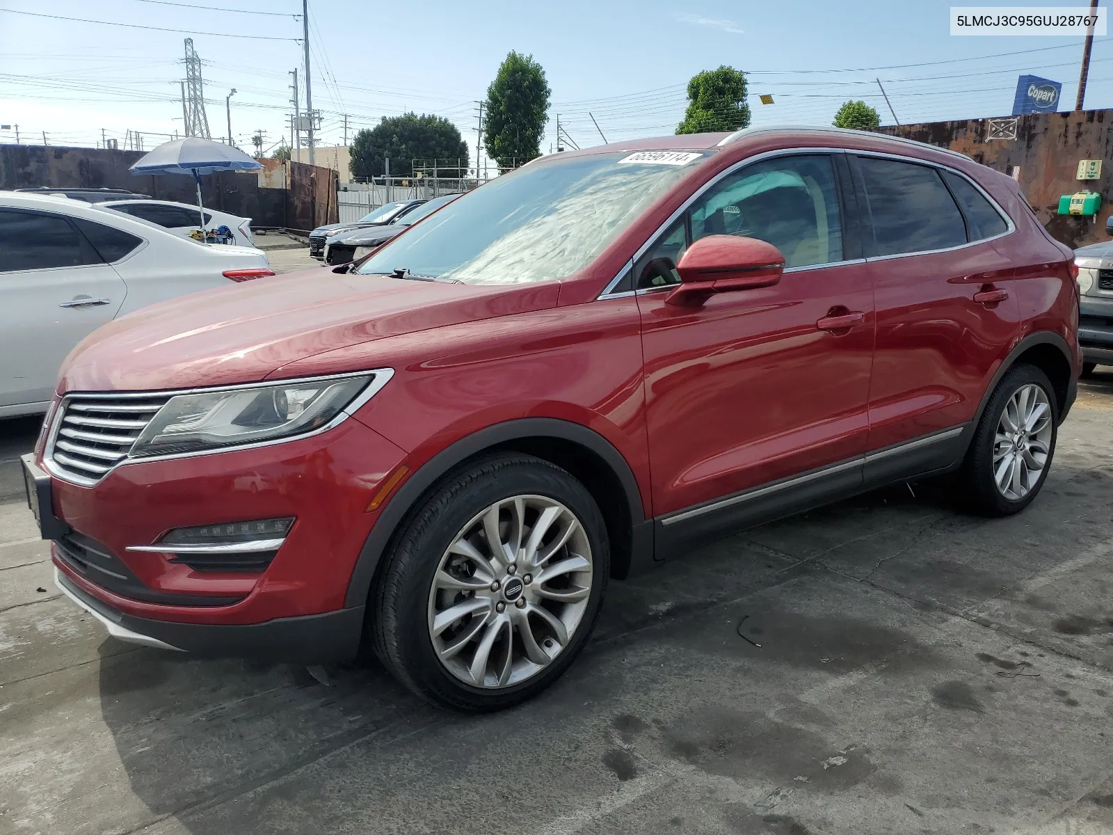 5LMCJ3C95GUJ28767 2016 Lincoln Mkc Reserve