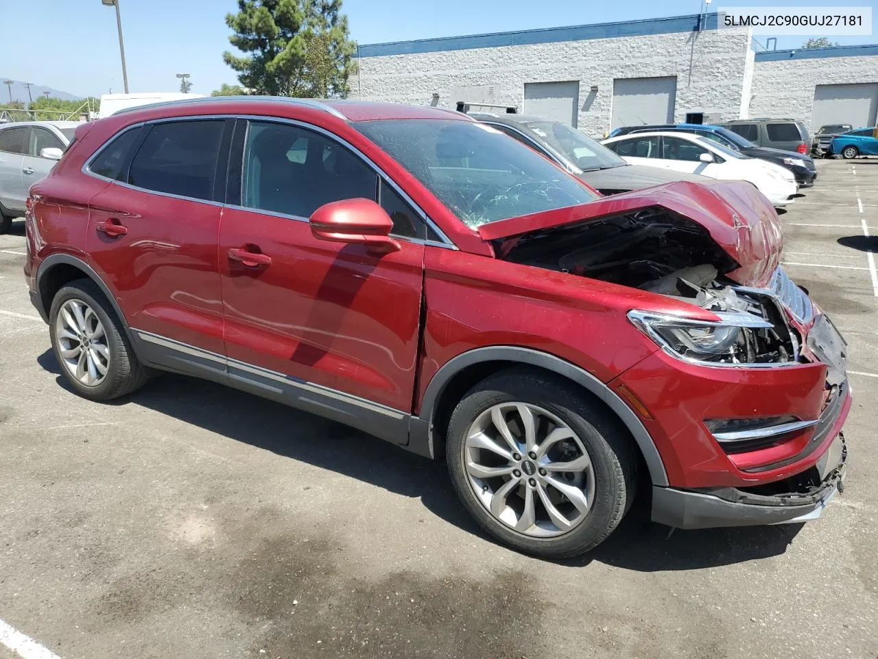 5LMCJ2C90GUJ27181 2016 Lincoln Mkc Select