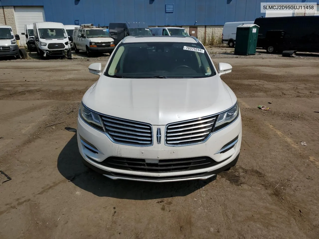 2016 Lincoln Mkc Select VIN: 5LMCJ2D95GUJ11458 Lot: 70375244