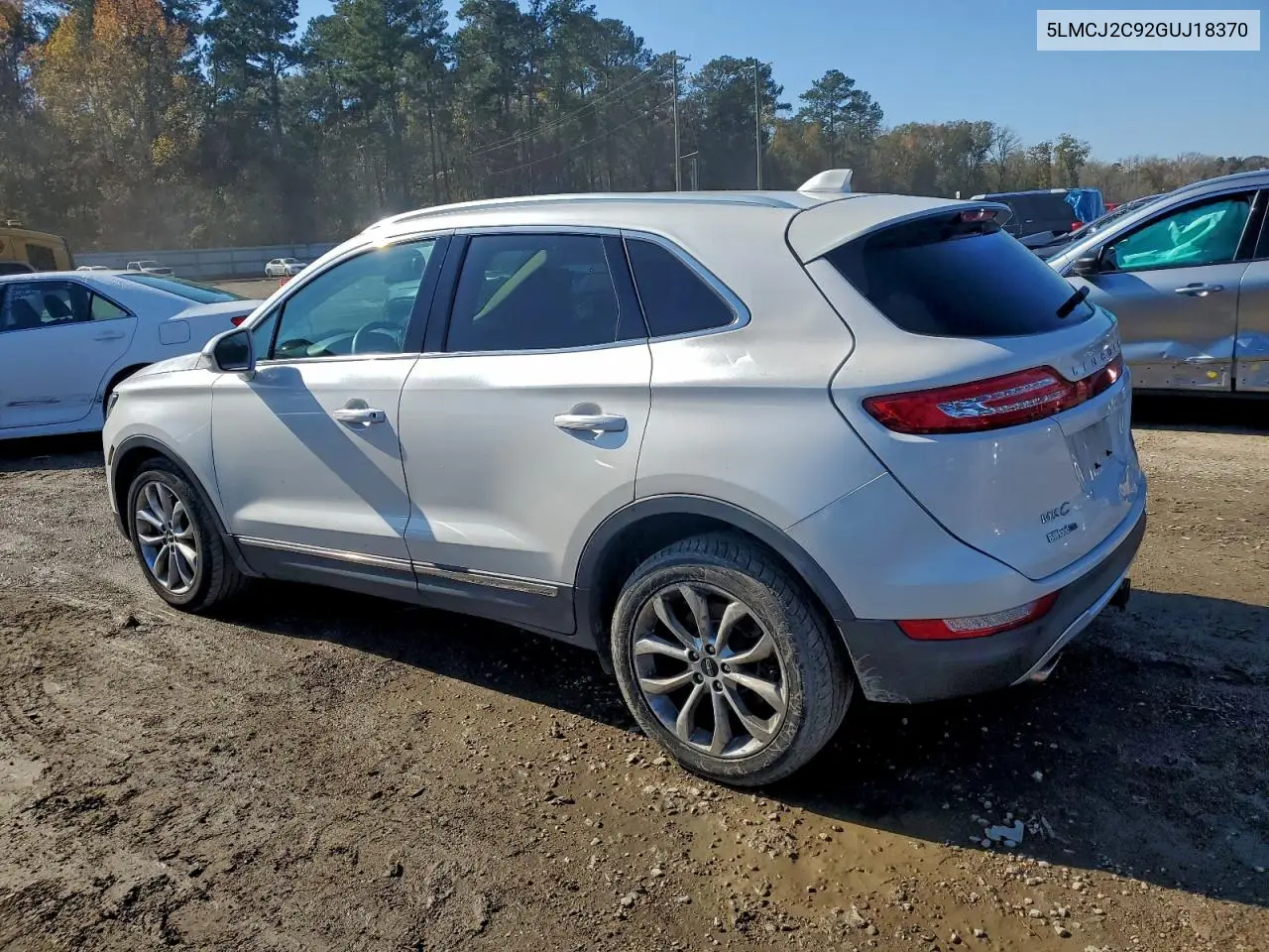 5LMCJ2C92GUJ18370 2016 Lincoln Mkc Select
