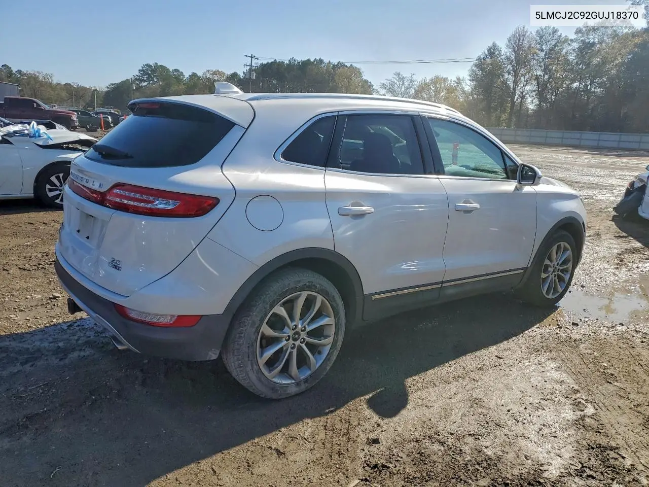 5LMCJ2C92GUJ18370 2016 Lincoln Mkc Select
