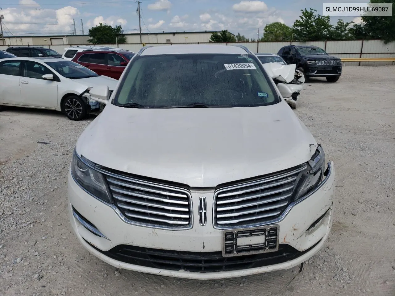 2017 Lincoln Mkc Premiere VIN: 5LMCJ1D99HUL69087 Lot: 51420094