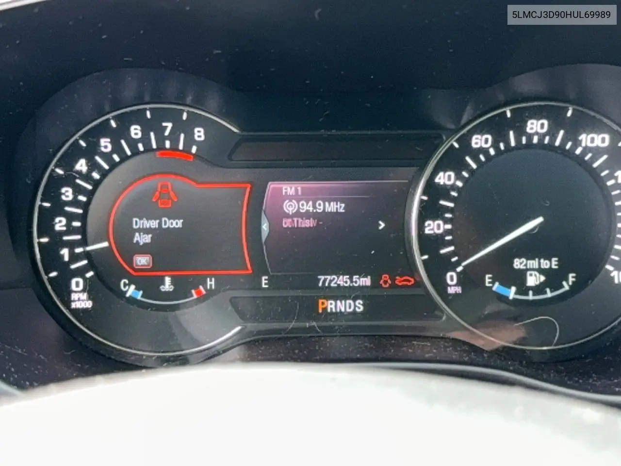 5LMCJ3D90HUL69989 2017 Lincoln Mkc Reserve