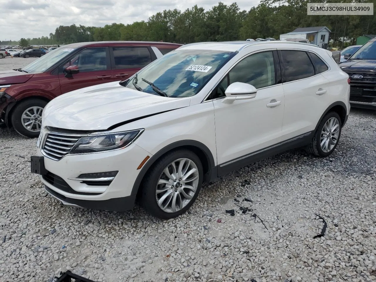 2017 Lincoln Mkc Reserve VIN: 5LMCJ3C98HUL34909 Lot: 52124124