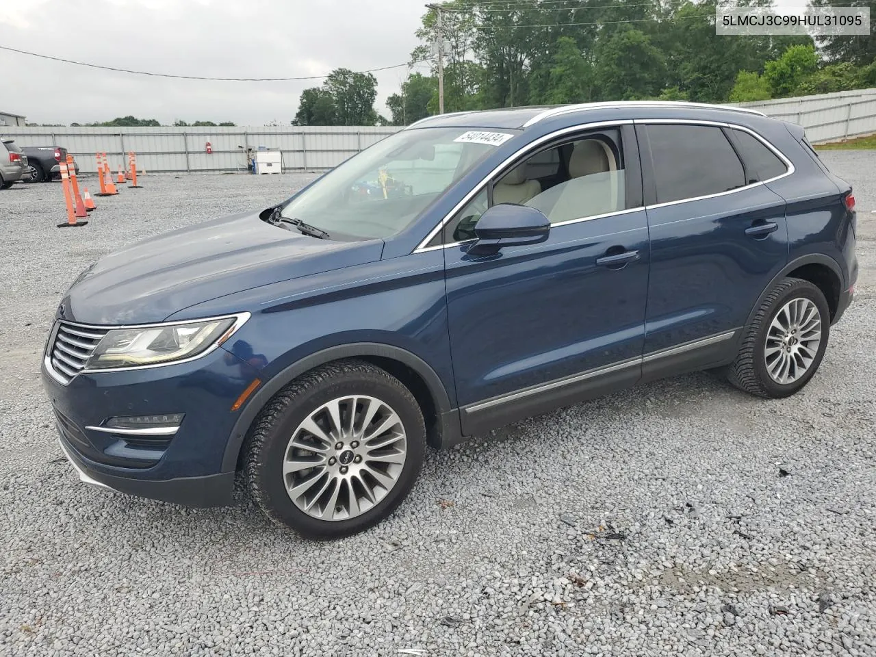 2017 Lincoln Mkc Reserve VIN: 5LMCJ3C99HUL31095 Lot: 54014434