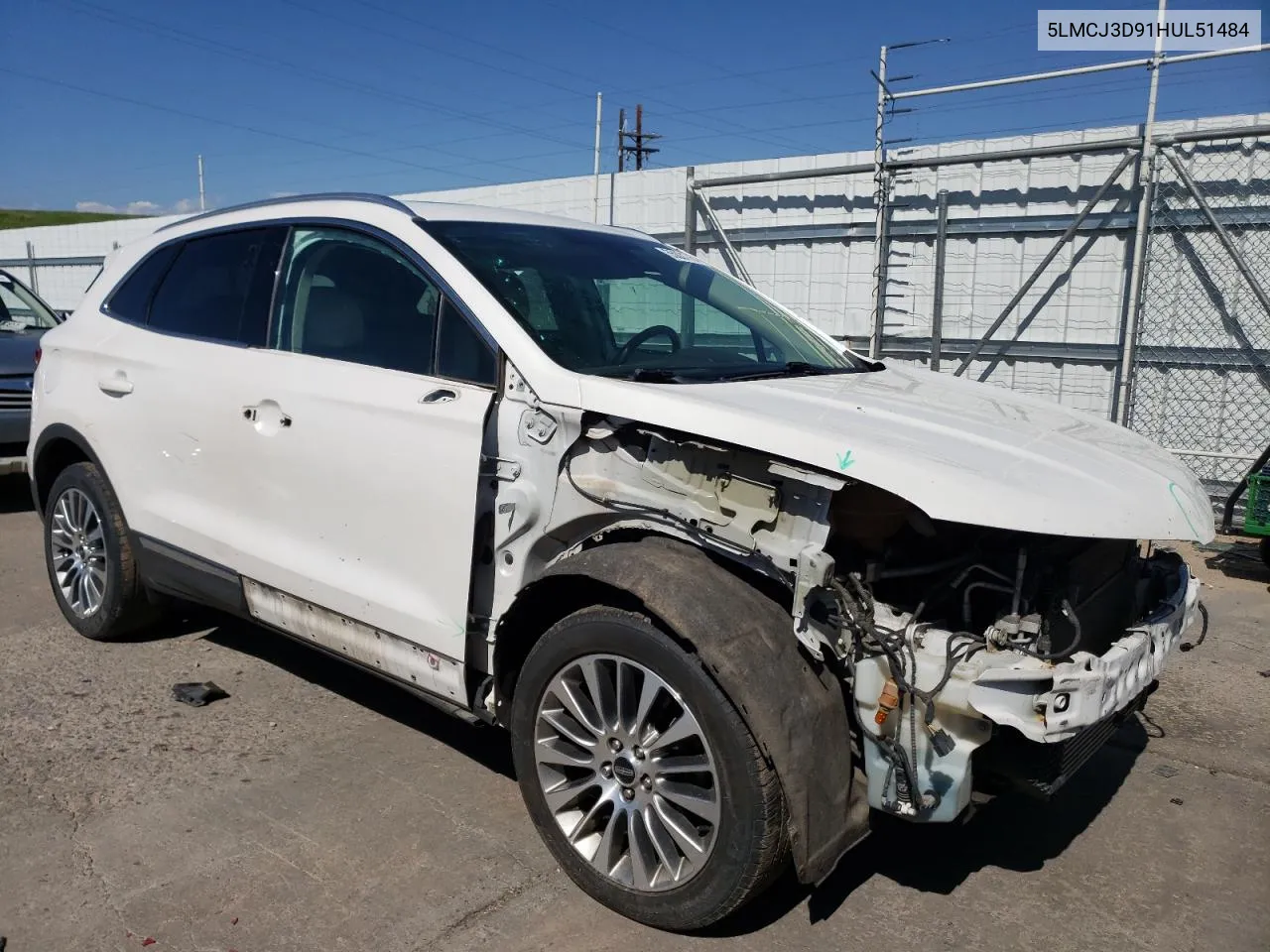 5LMCJ3D91HUL51484 2017 Lincoln Mkc Reserve