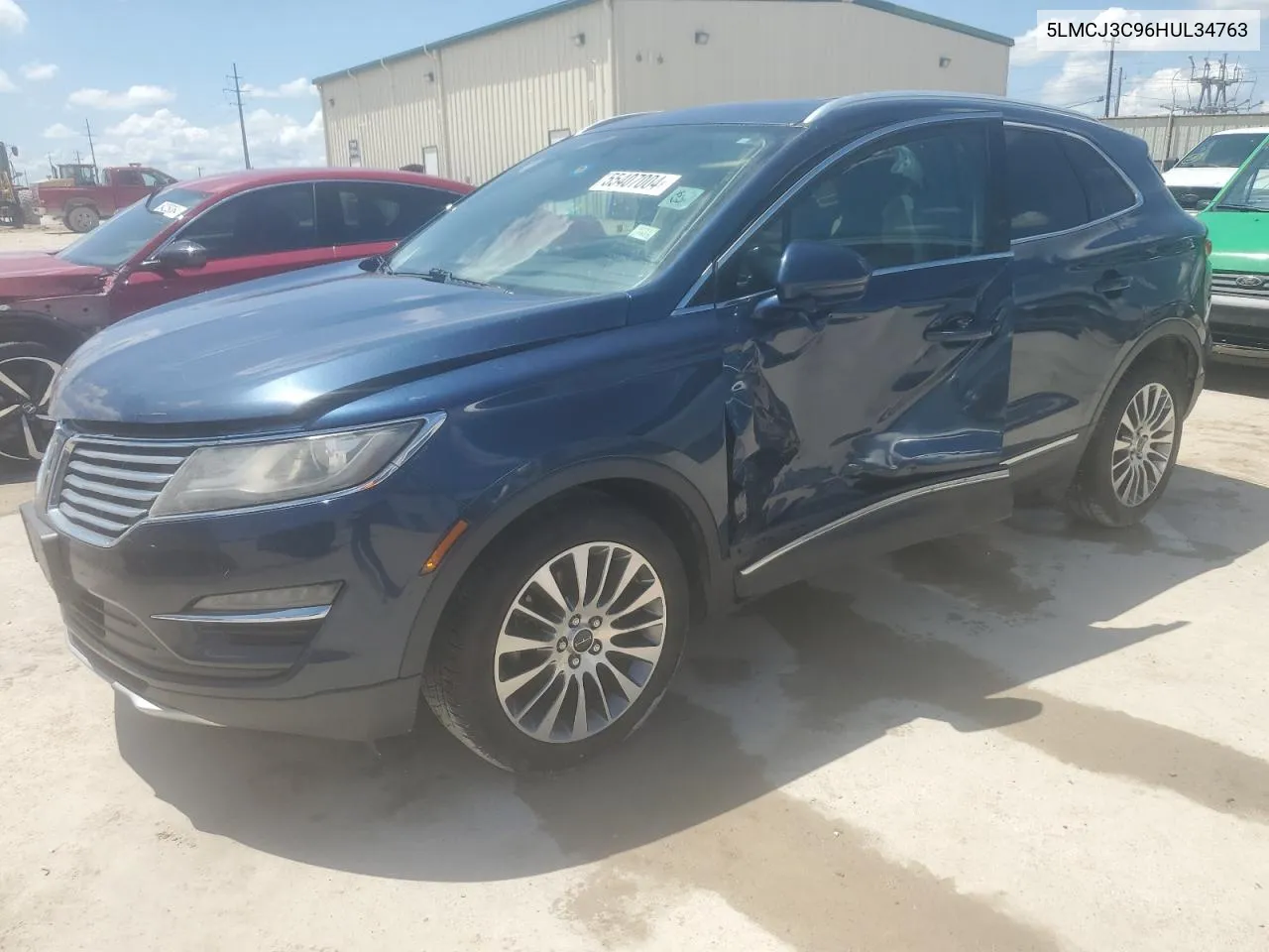 2017 Lincoln Mkc Reserve VIN: 5LMCJ3C96HUL34763 Lot: 55407004