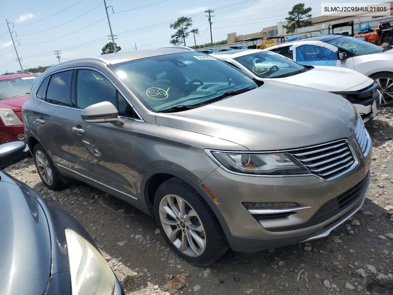 2017 Lincoln Mkc Select VIN: 5LMCJ2C95HUL21805 Lot: 55940824