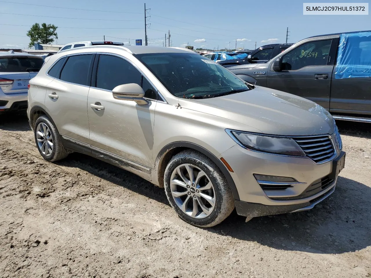 2017 Lincoln Mkc Select VIN: 5LMCJ2C97HUL51372 Lot: 57175704