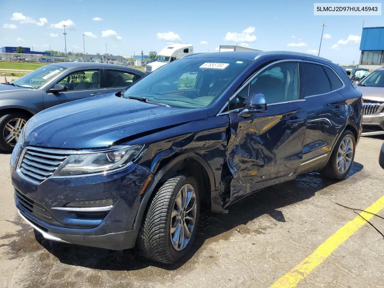 2017 Lincoln Mkc Select VIN: 5LMCJ2D97HUL45943 Lot: 57655704