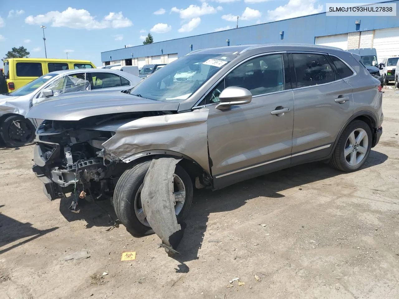 2017 Lincoln Mkc Premiere VIN: 5LMCJ1C93HUL27838 Lot: 57779974