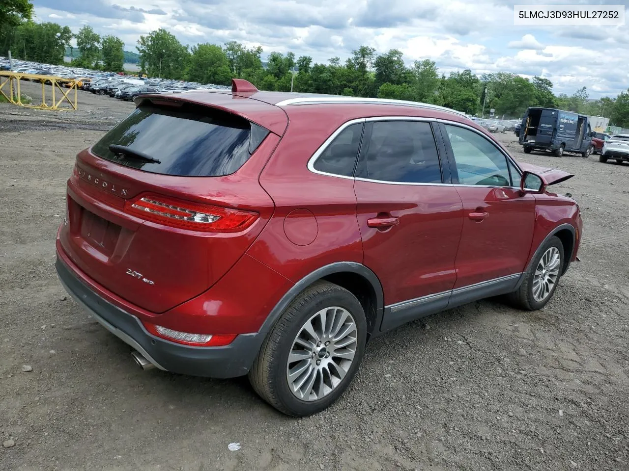 2017 Lincoln Mkc Reserve VIN: 5LMCJ3D93HUL27252 Lot: 57934464