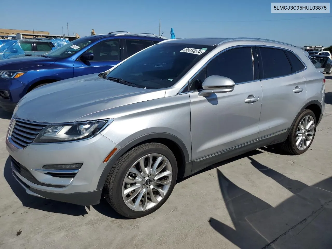 5LMCJ3C95HUL03875 2017 Lincoln Mkc Reserve