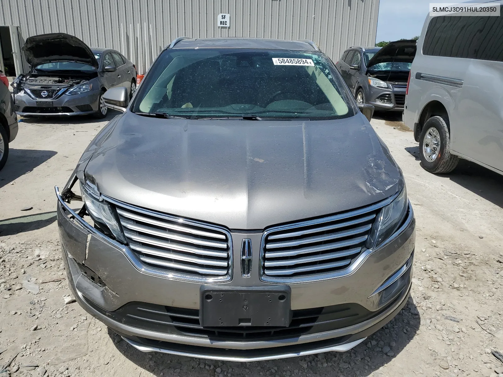 5LMCJ3D91HUL20350 2017 Lincoln Mkc Reserve