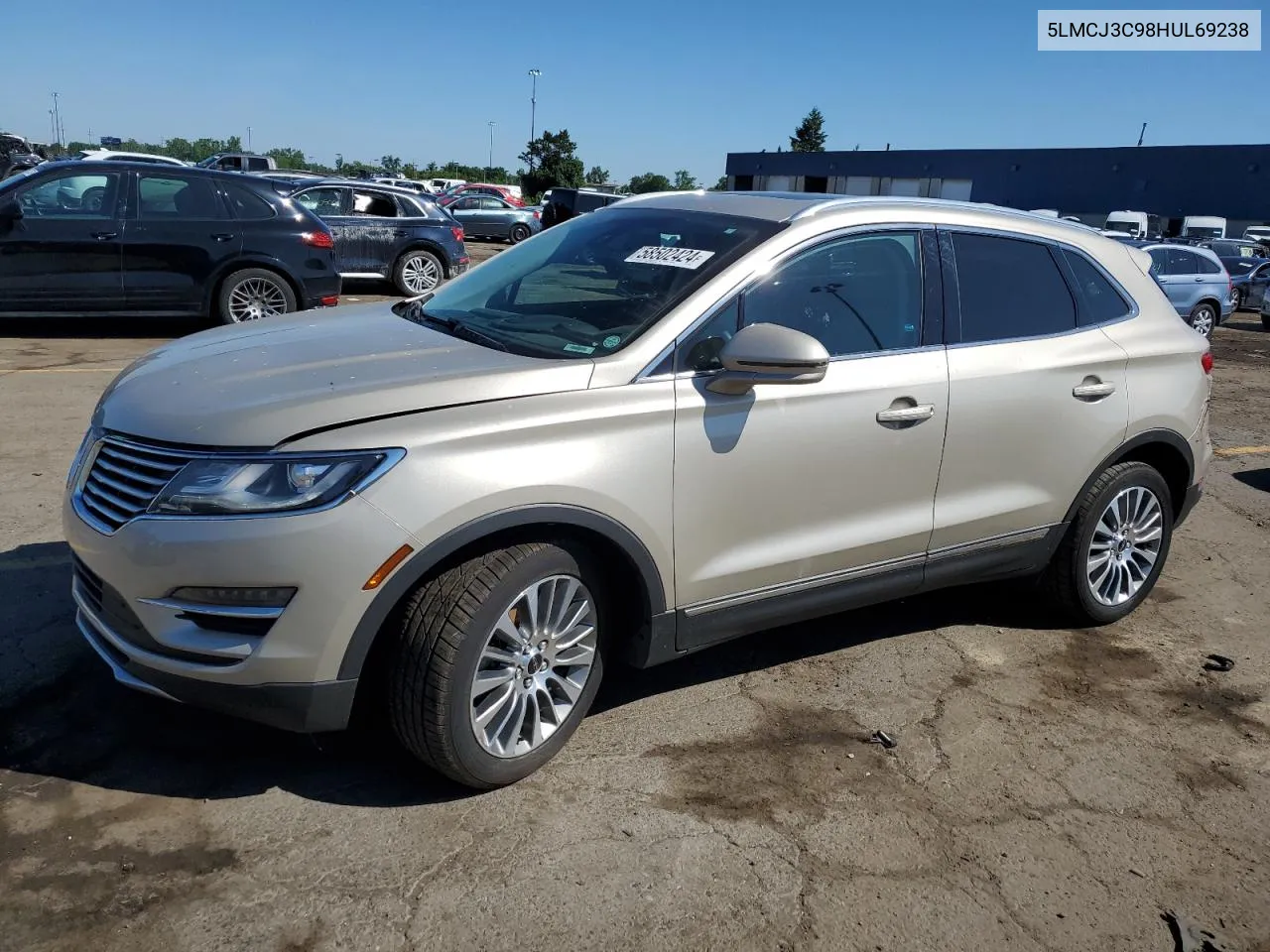 2017 Lincoln Mkc Reserve VIN: 5LMCJ3C98HUL69238 Lot: 58502424