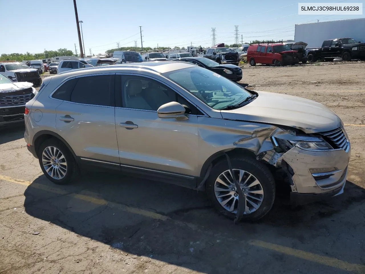 2017 Lincoln Mkc Reserve VIN: 5LMCJ3C98HUL69238 Lot: 58502424