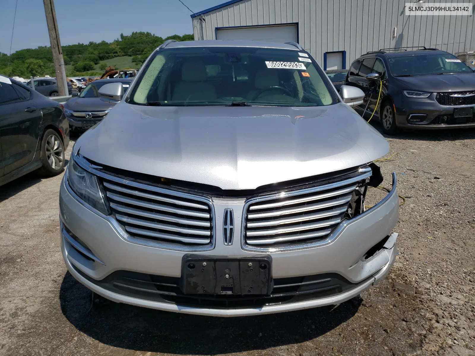 5LMCJ3D99HUL34142 2017 Lincoln Mkc Reserve