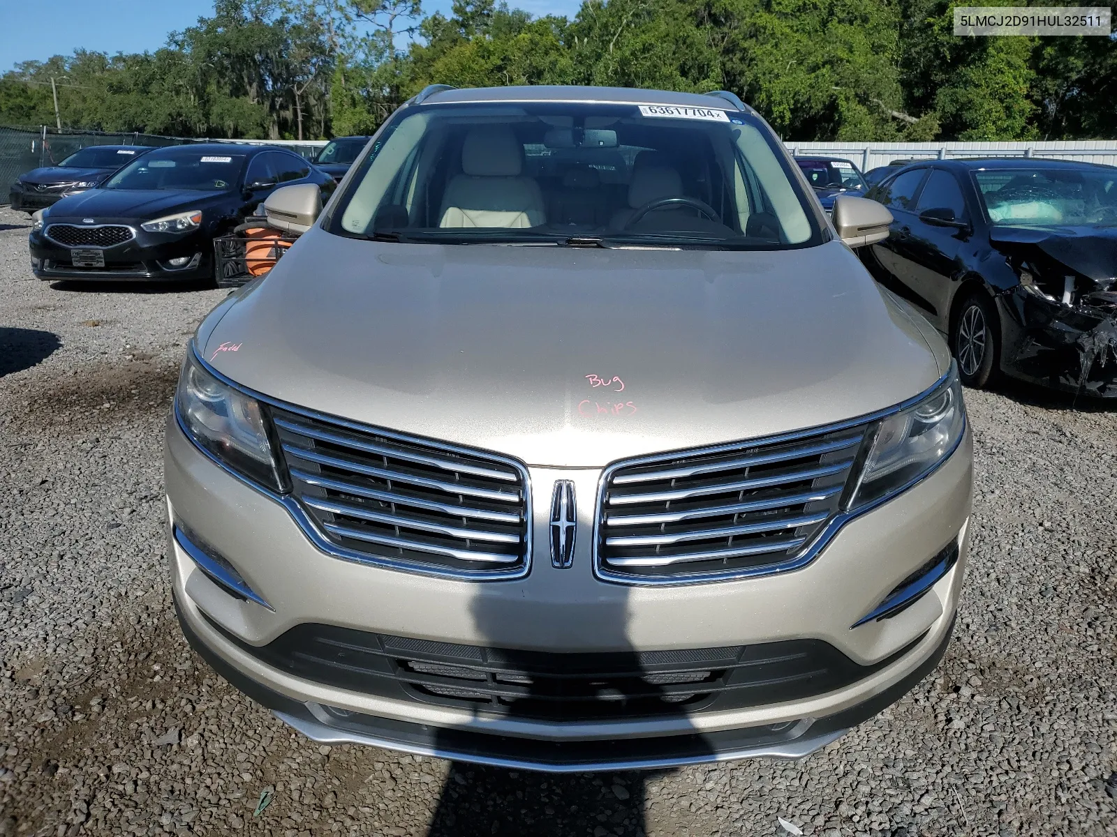 2017 Lincoln Mkc Select VIN: 5LMCJ2D91HUL32511 Lot: 63617704