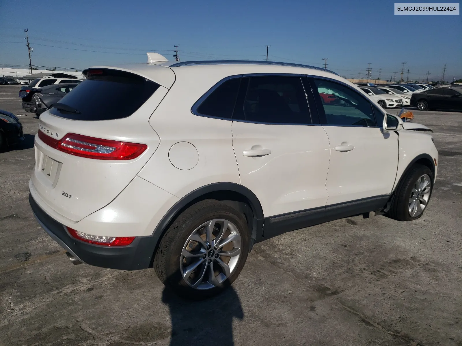 5LMCJ2C99HUL22424 2017 Lincoln Mkc Select