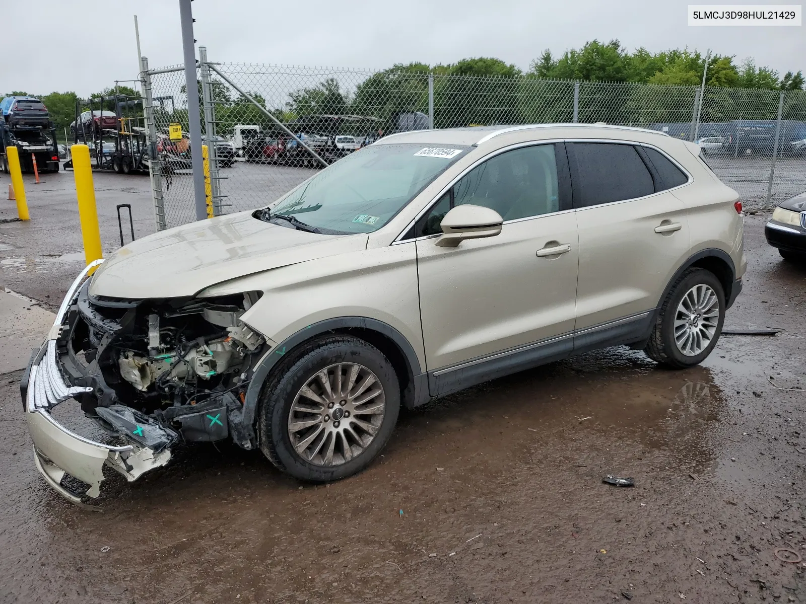 2017 Lincoln Mkc Reserve VIN: 5LMCJ3D98HUL21429 Lot: 65670594