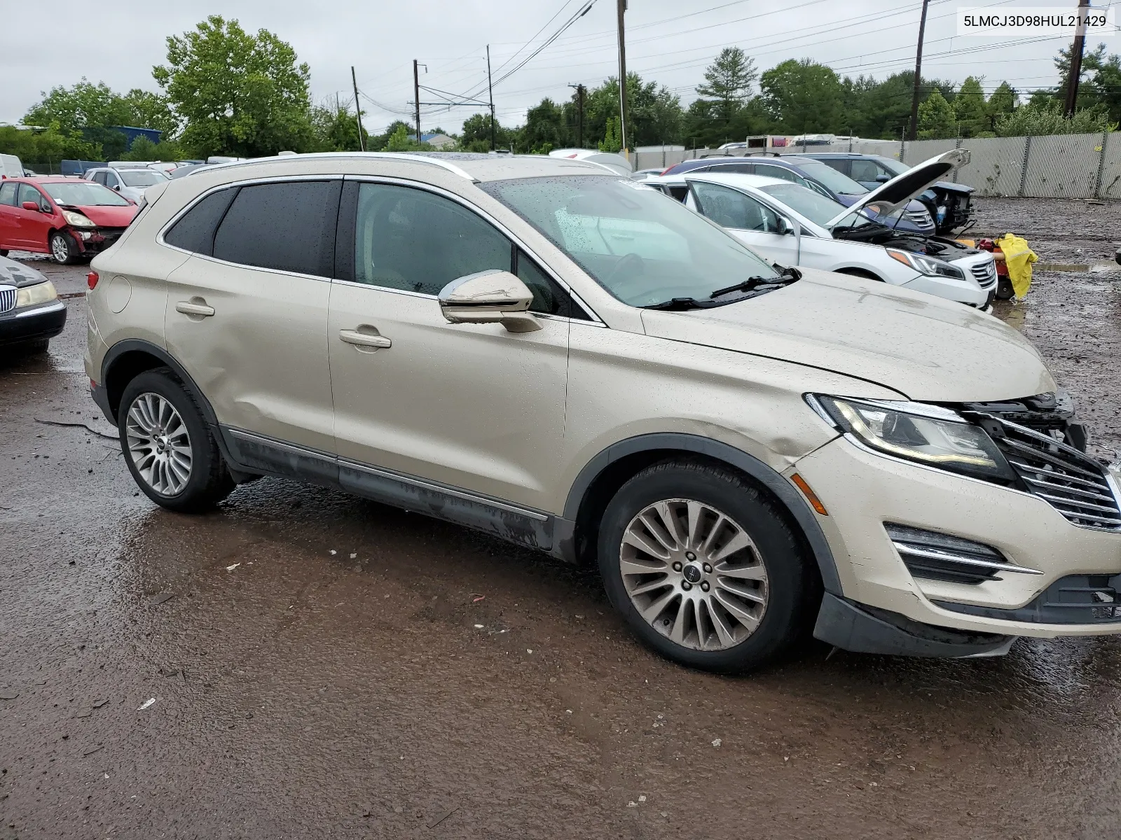 2017 Lincoln Mkc Reserve VIN: 5LMCJ3D98HUL21429 Lot: 65670594