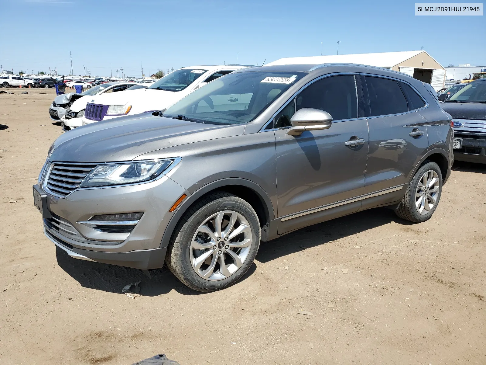 5LMCJ2D91HUL21945 2017 Lincoln Mkc Select