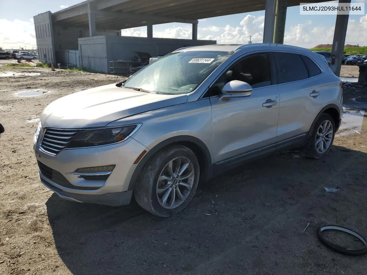 2017 Lincoln Mkc Select VIN: 5LMCJ2D93HUL11644 Lot: 69631144