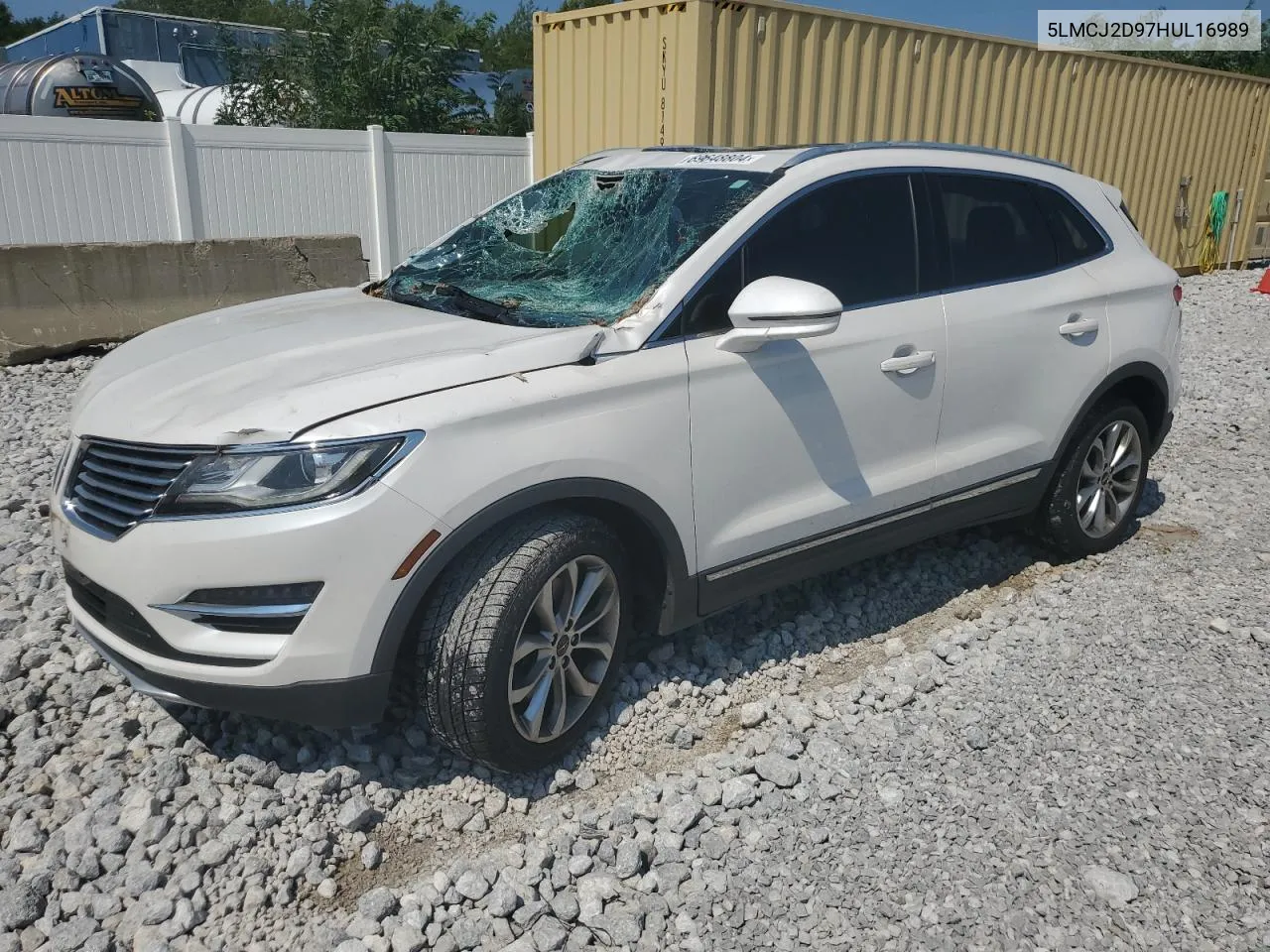 5LMCJ2D97HUL16989 2017 Lincoln Mkc Select