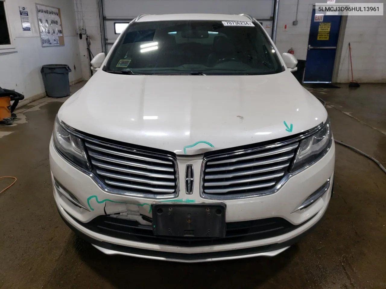 2017 Lincoln Mkc Reserve VIN: 5LMCJ3D96HUL13961 Lot: 70736234