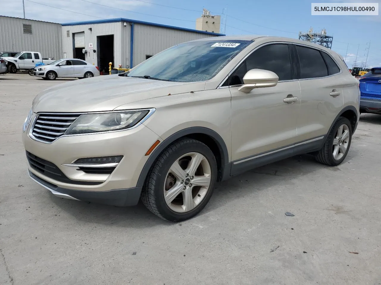 2017 Lincoln Mkc Premiere VIN: 5LMCJ1C98HUL00490 Lot: 71241334